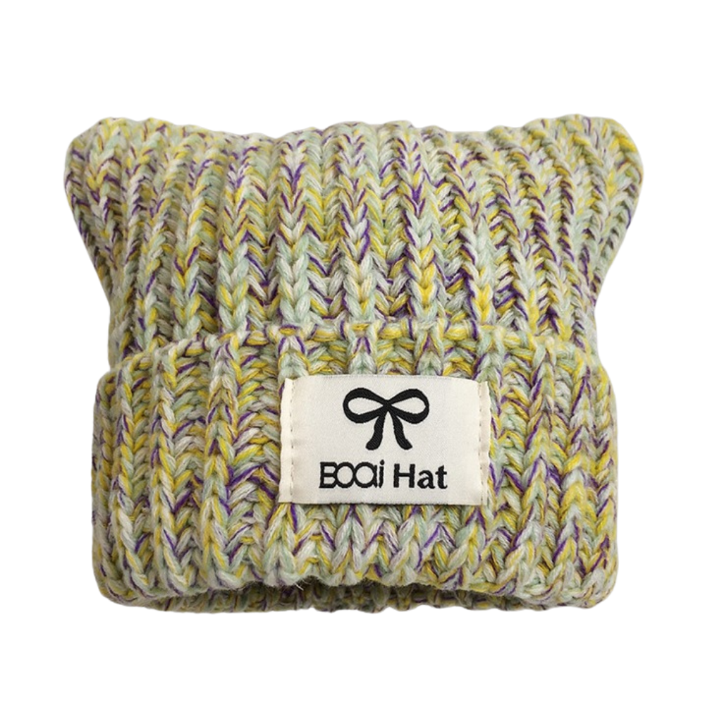 Handmade Cat Ears Knitted Hat