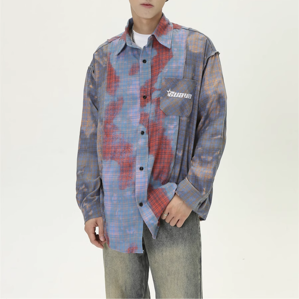 Vintage Tie Dye Block Shirt