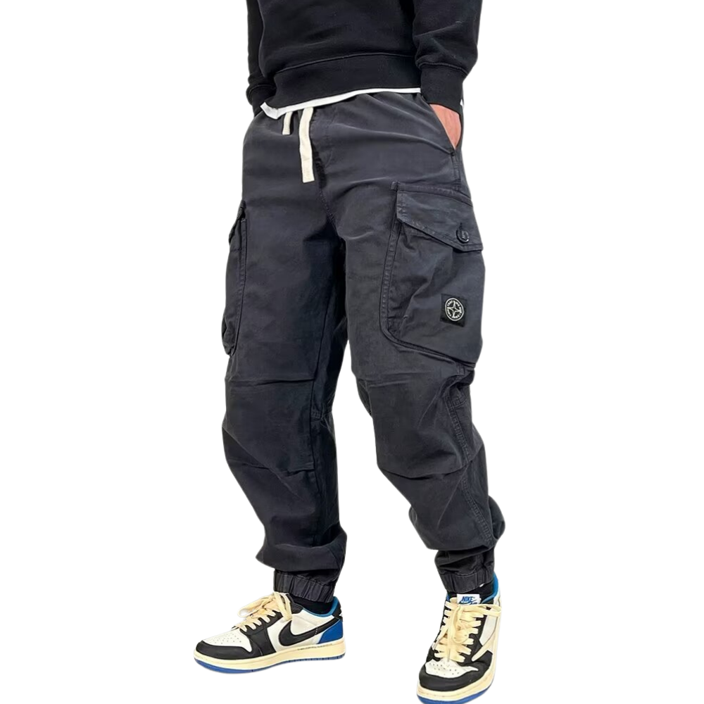 Heavy Drawstring Cargo Pants