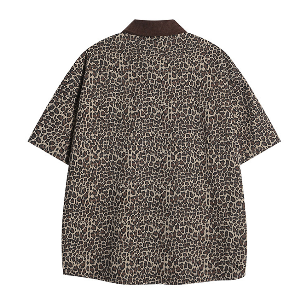 Loose Leopard Shirt