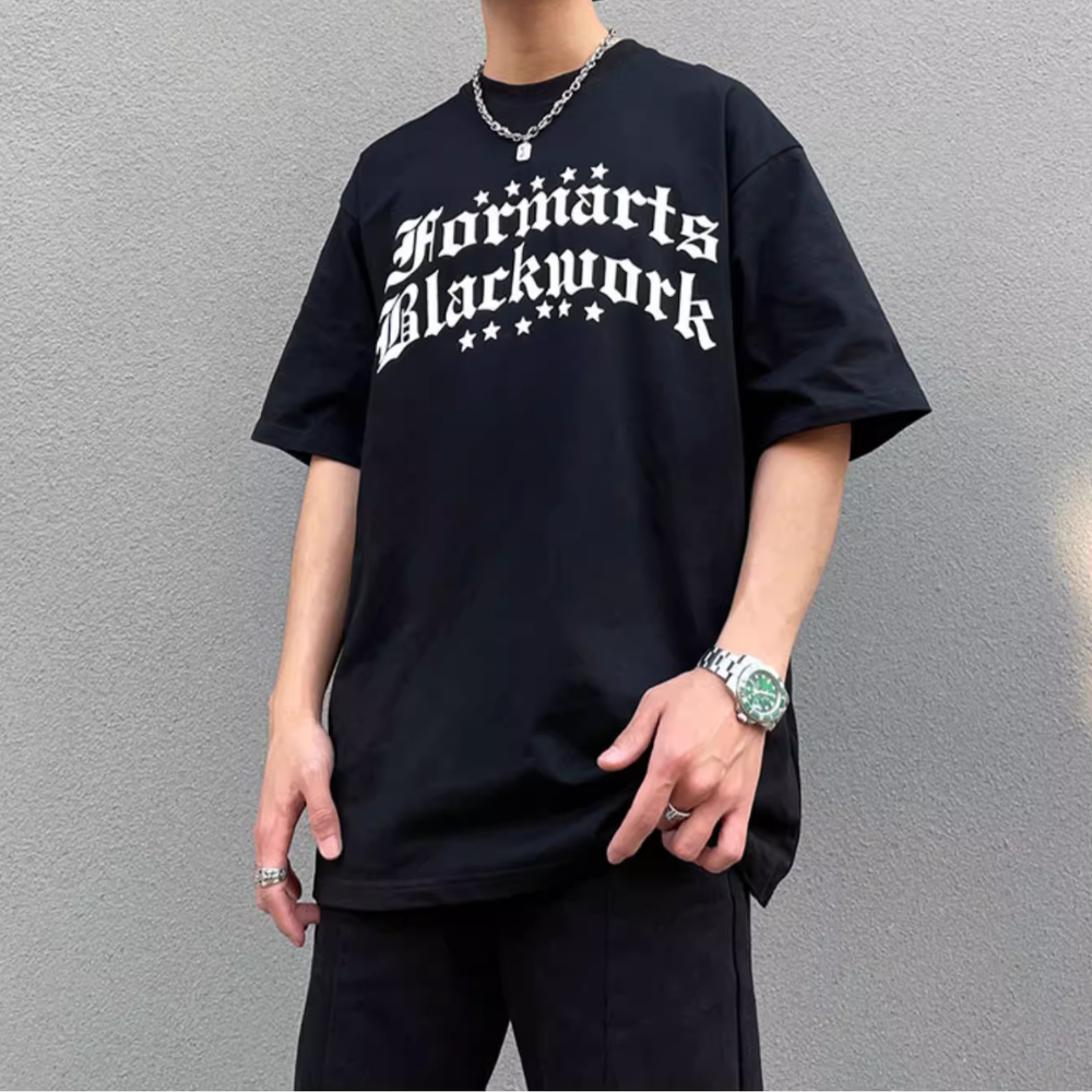 American Cross Print T-shirt