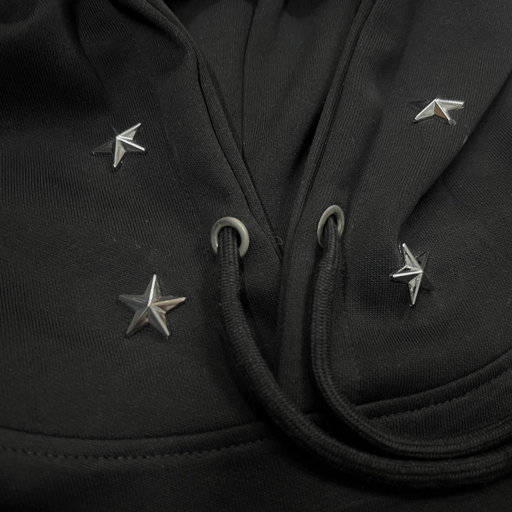 6Kull Shine Puff Print Milky Way Hoodie