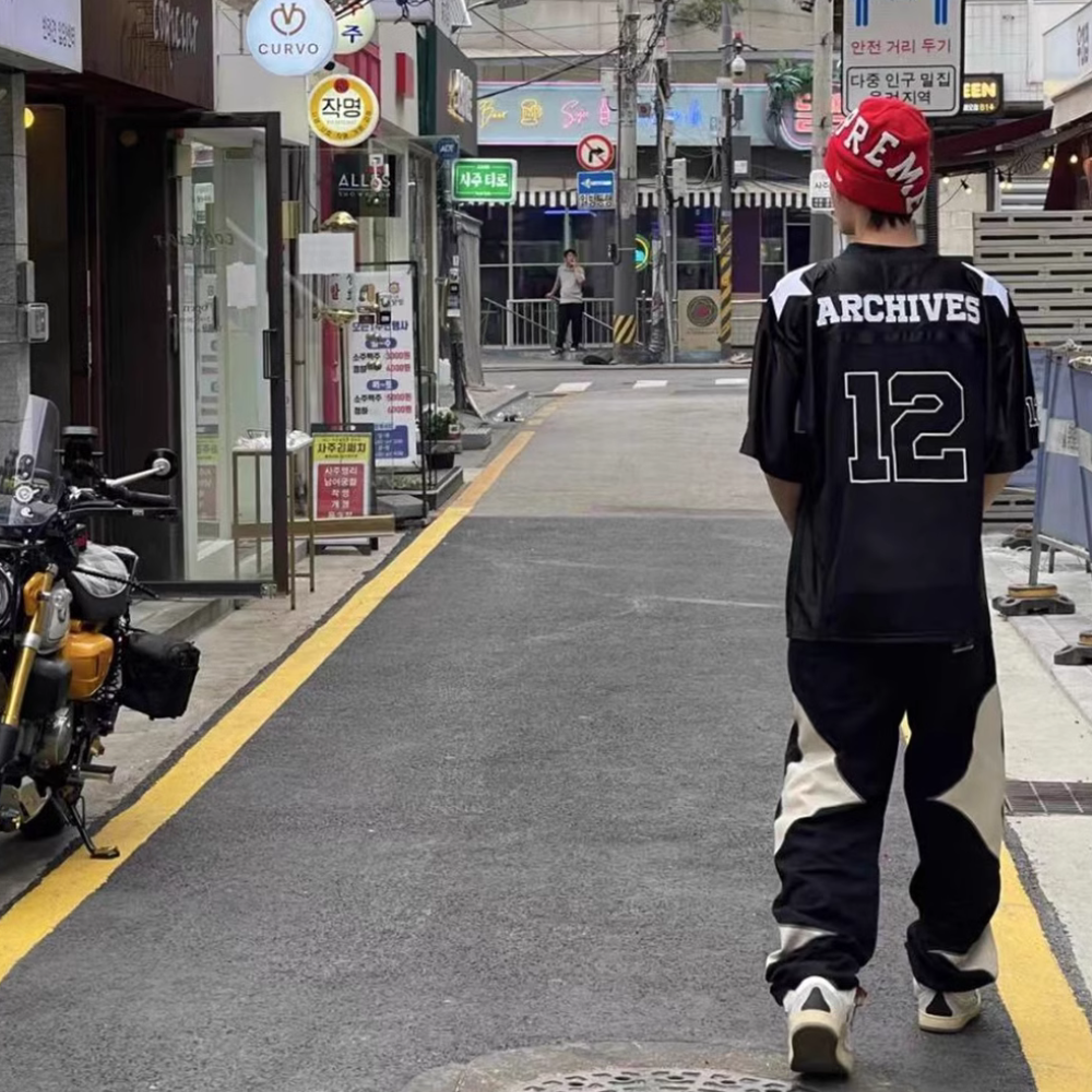 🔥American Hip Hop Street Versatile Printed Jeans