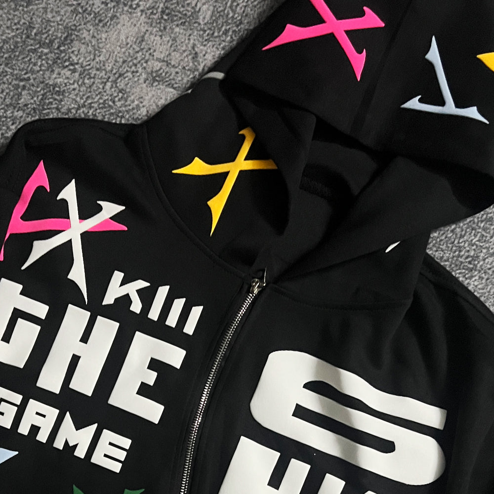 6Kull Full Puff Print Limited Hoodie