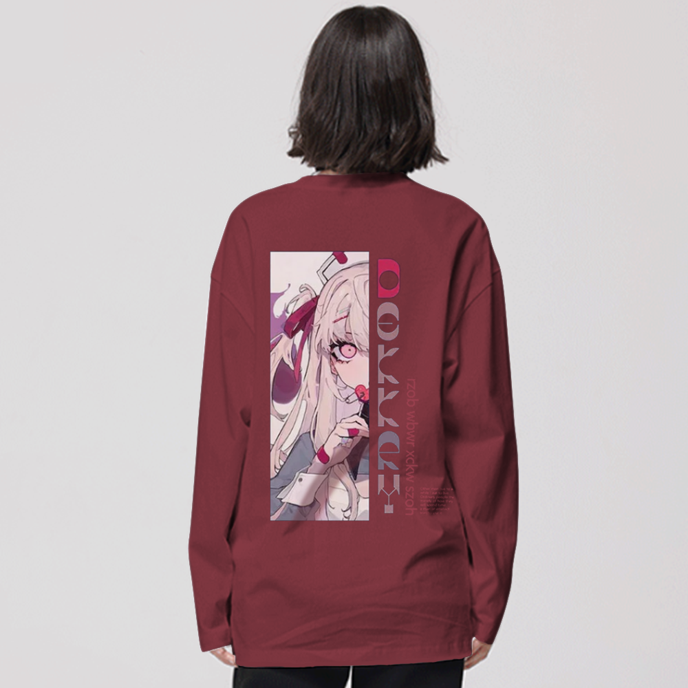 Academic Girl Letter Sweatshirt