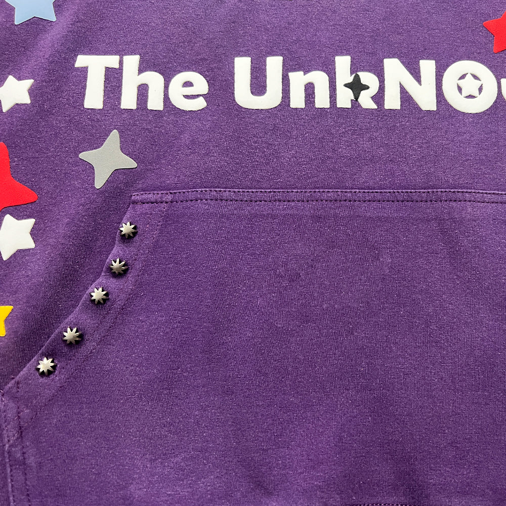 6Kull Full Puff Print Crystal Luxury Milky Way Hoodie