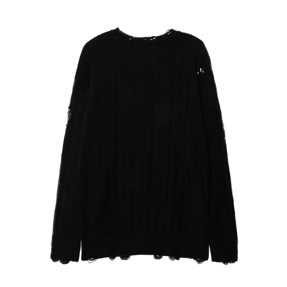 Vintage Cross Hole Sweater