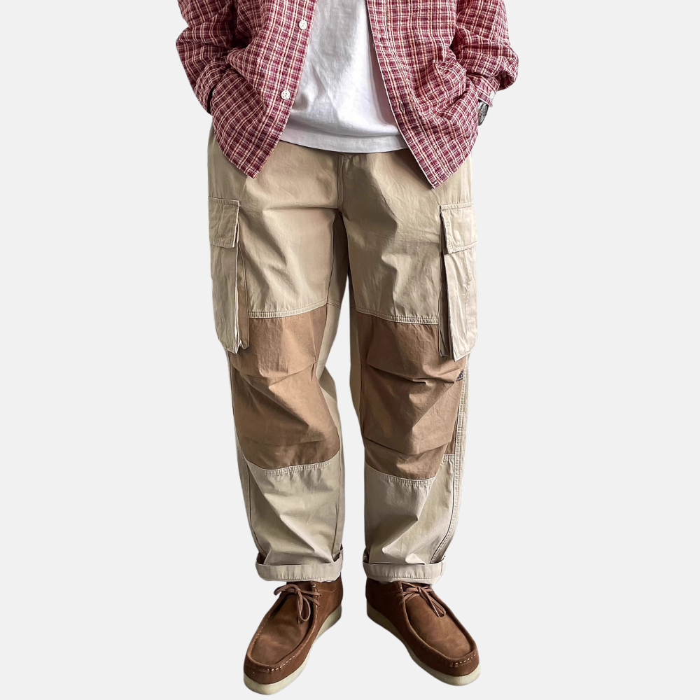 American High Street Color Block Cargo Pants