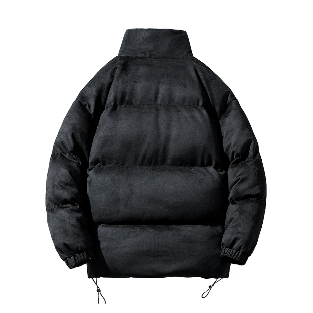 Casual Stand Collar Suede Warmth Coat