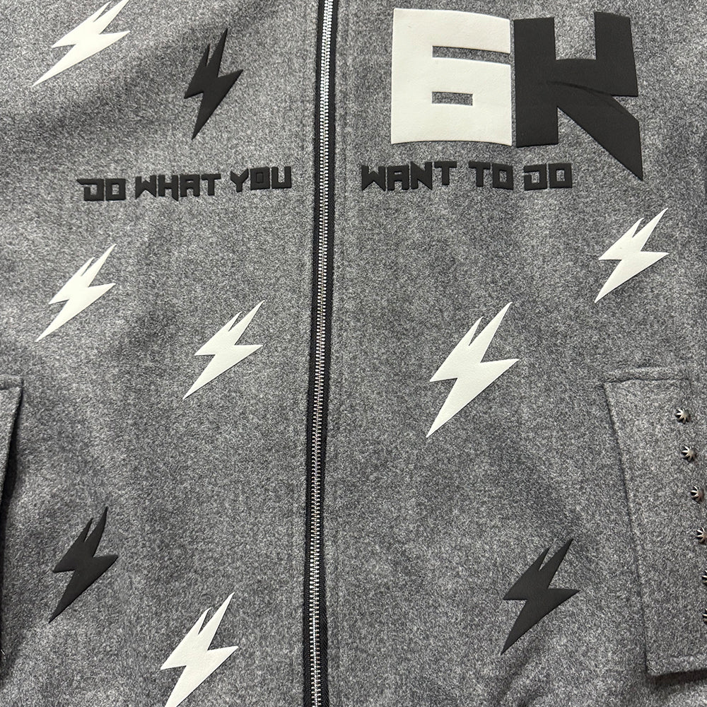 6Kull Original Lightning Zipper Hoodie