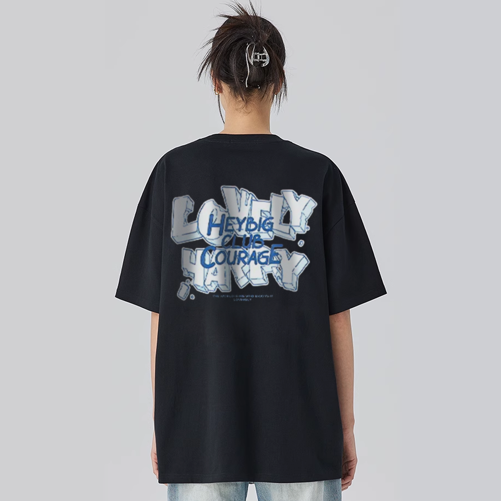 3D Letters T-Shirt
