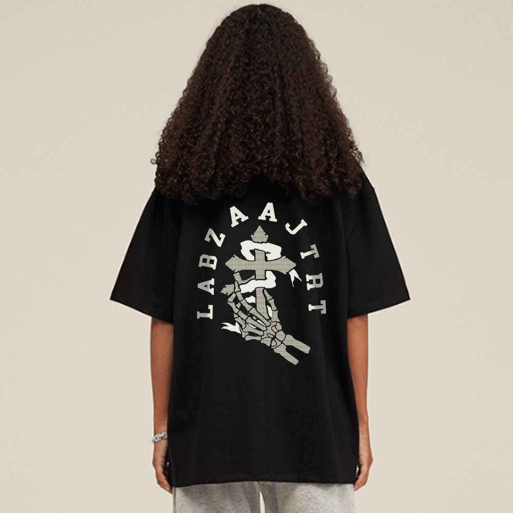 Bold Hand Bone Graphic T-Shirt