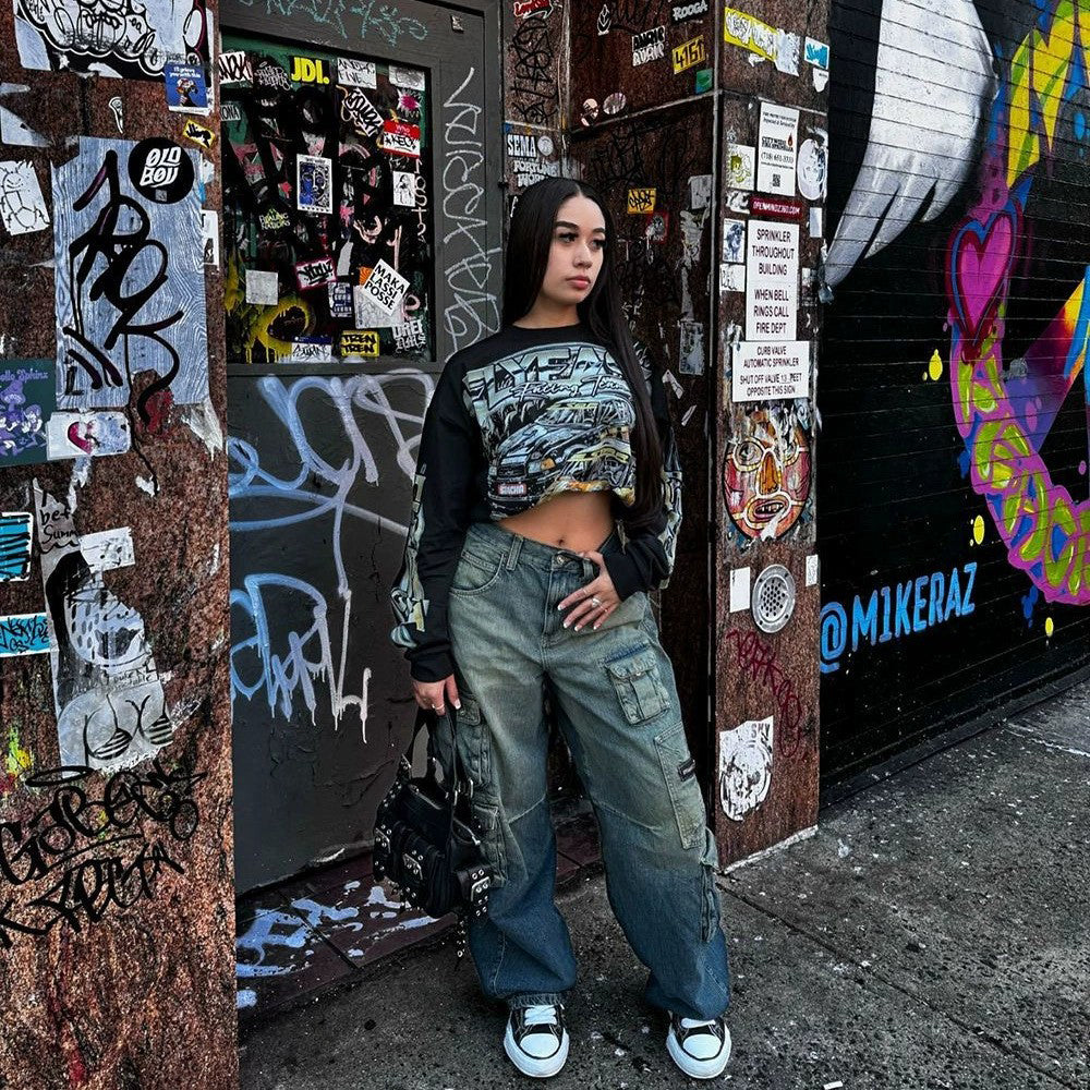 Retro Street Y2K Sweatshirt