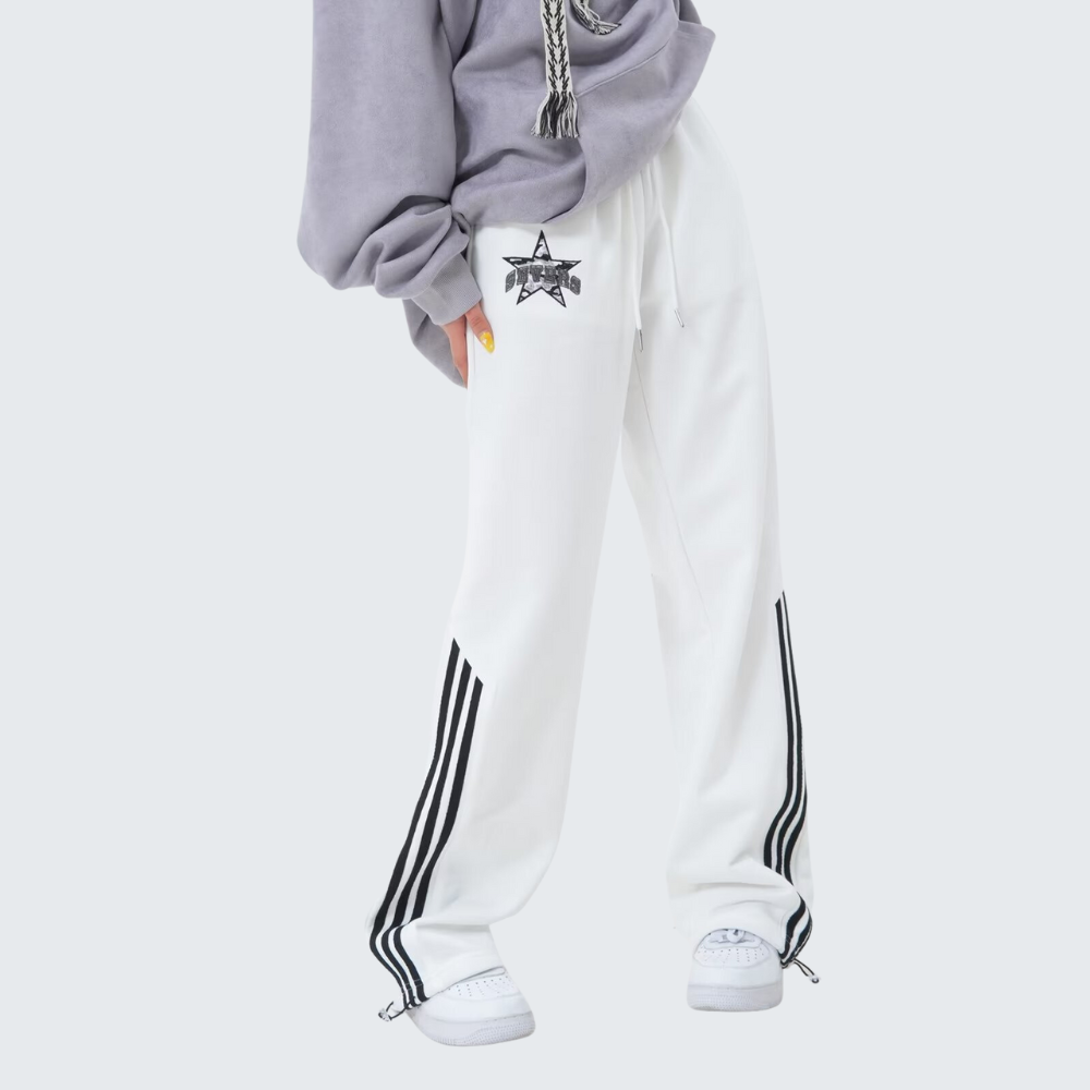 High Street Pentagram Embroidered Sweatpants