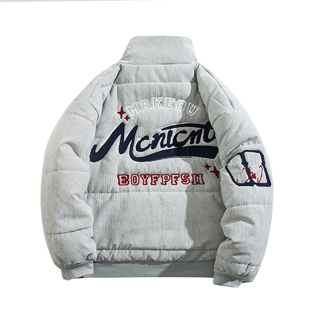 High Street Corduroy Thickened and Warm Coat