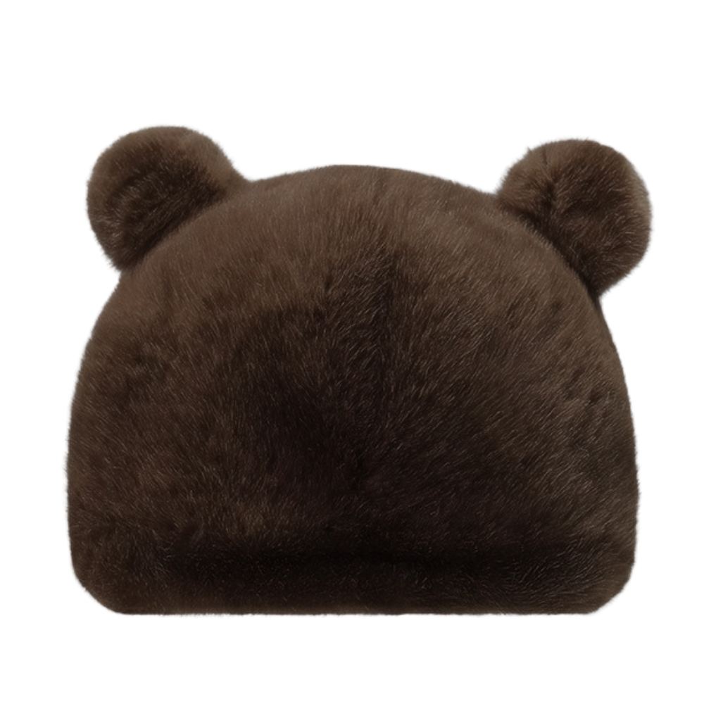 Cute Bear Ears Plush Hat