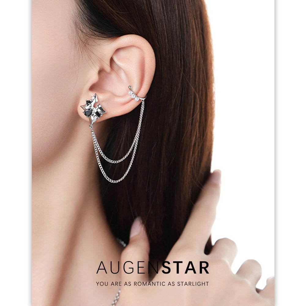 ASR | Urban Square Chain Ear Clip