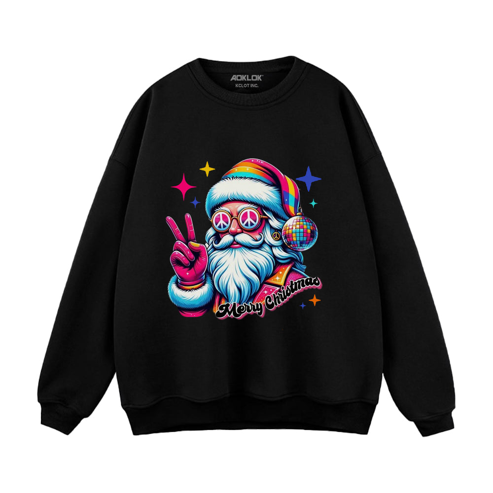 Cute Disco Santa Sweatshirt
