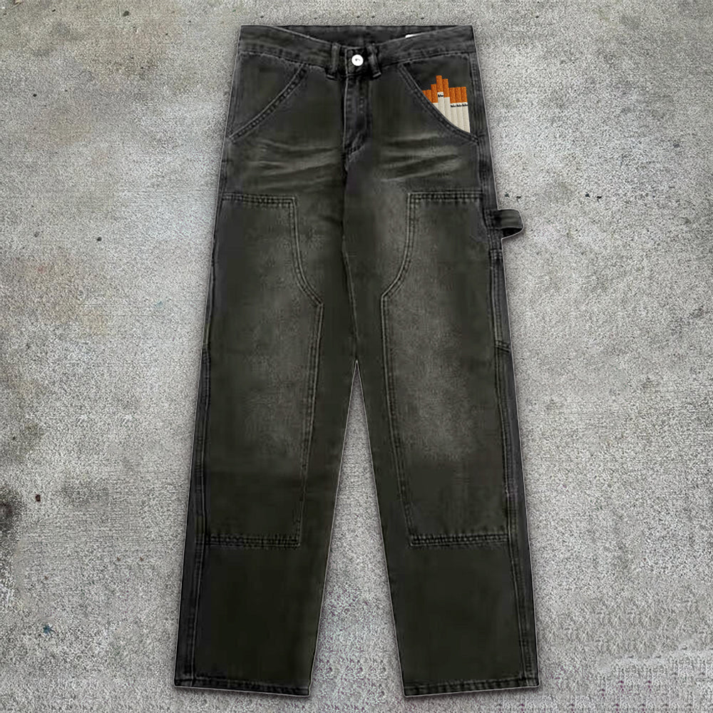 BAGGOUT Wide Leg Jeans Cigarette
