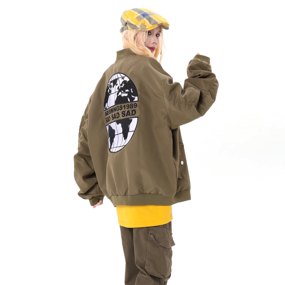 Planet Embroidered Retro Jacket