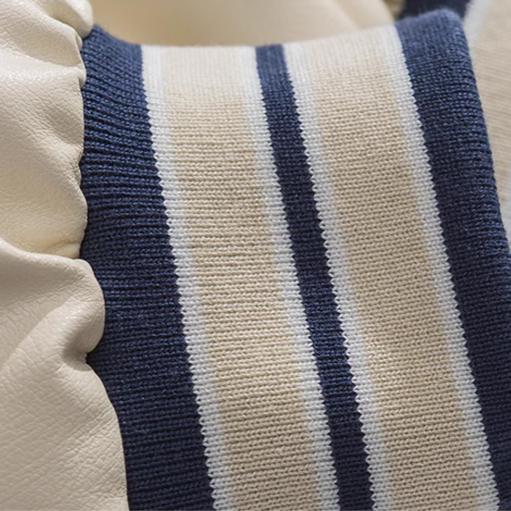 Japanese Contrast Color Artistic Jacket