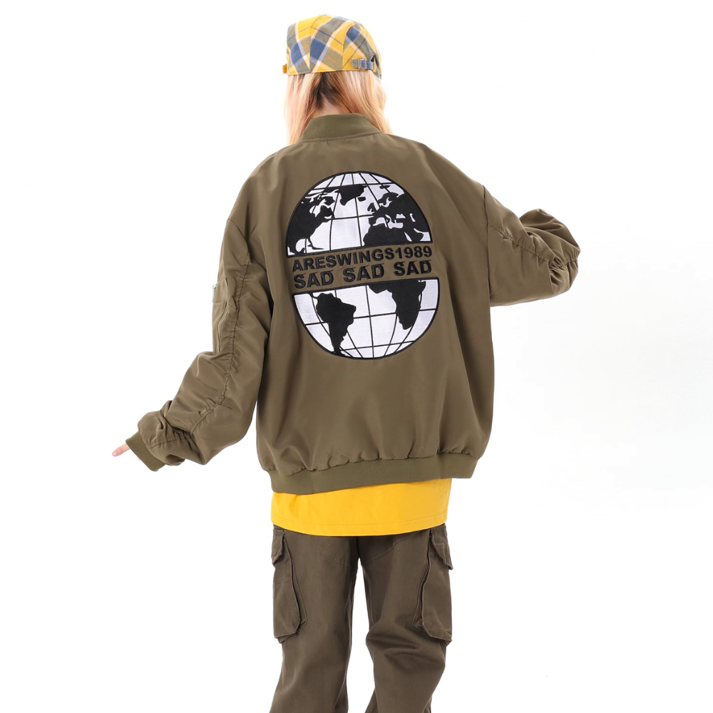 Planet Embroidered Retro Jacket