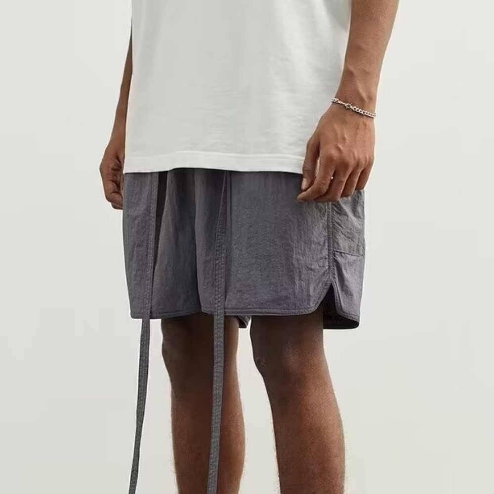 Solid Color Breathable Shorts