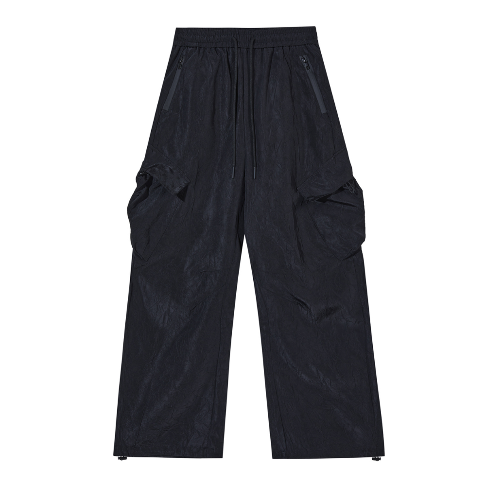 Loose Solid Color Slim Cargo Pants