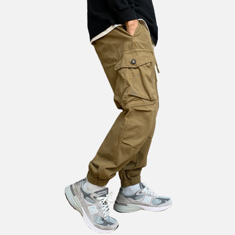 Heavy Drawstring Cargo Pants