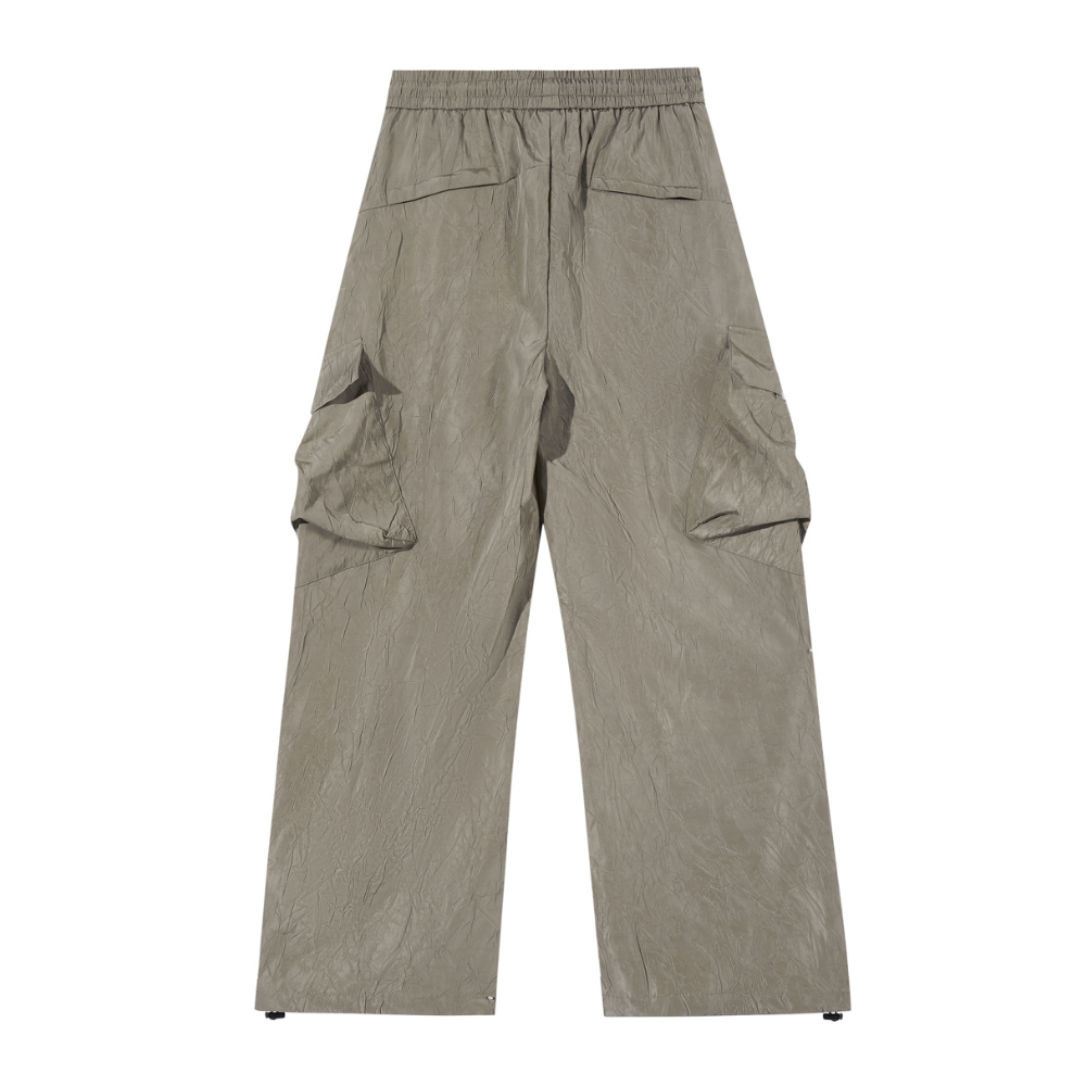 Loose Solid Color Slim Cargo Pants