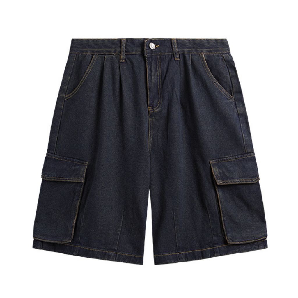 Hip Hop Cargo Denim Shorts