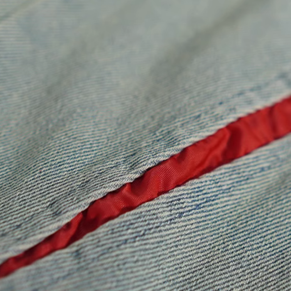 Trendy Loose Contrast Jeans