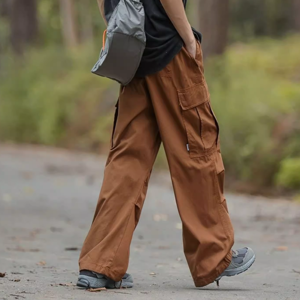 Outdoor Hiking Wide Leg Cargo Pants
