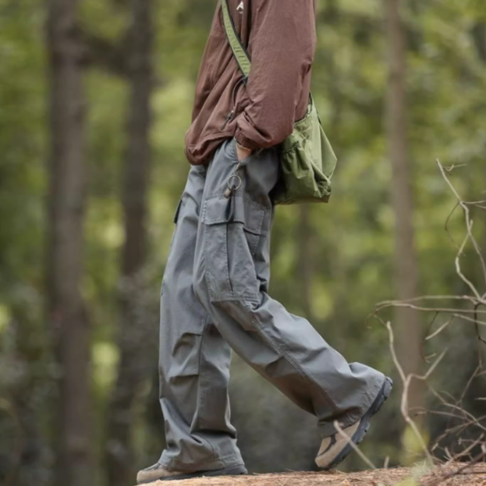 Outdoor Hiking Wide Leg Cargo Pants
