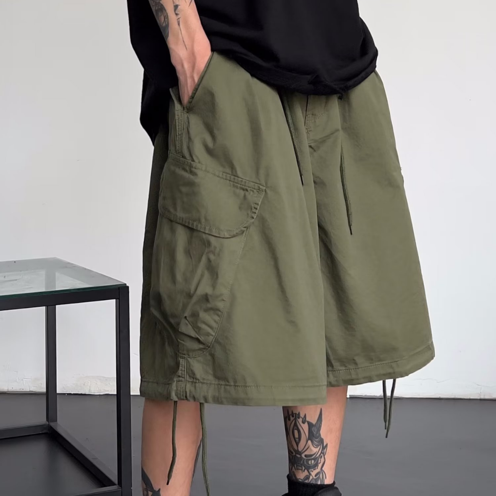 Japanese Loose Cargo Shorts