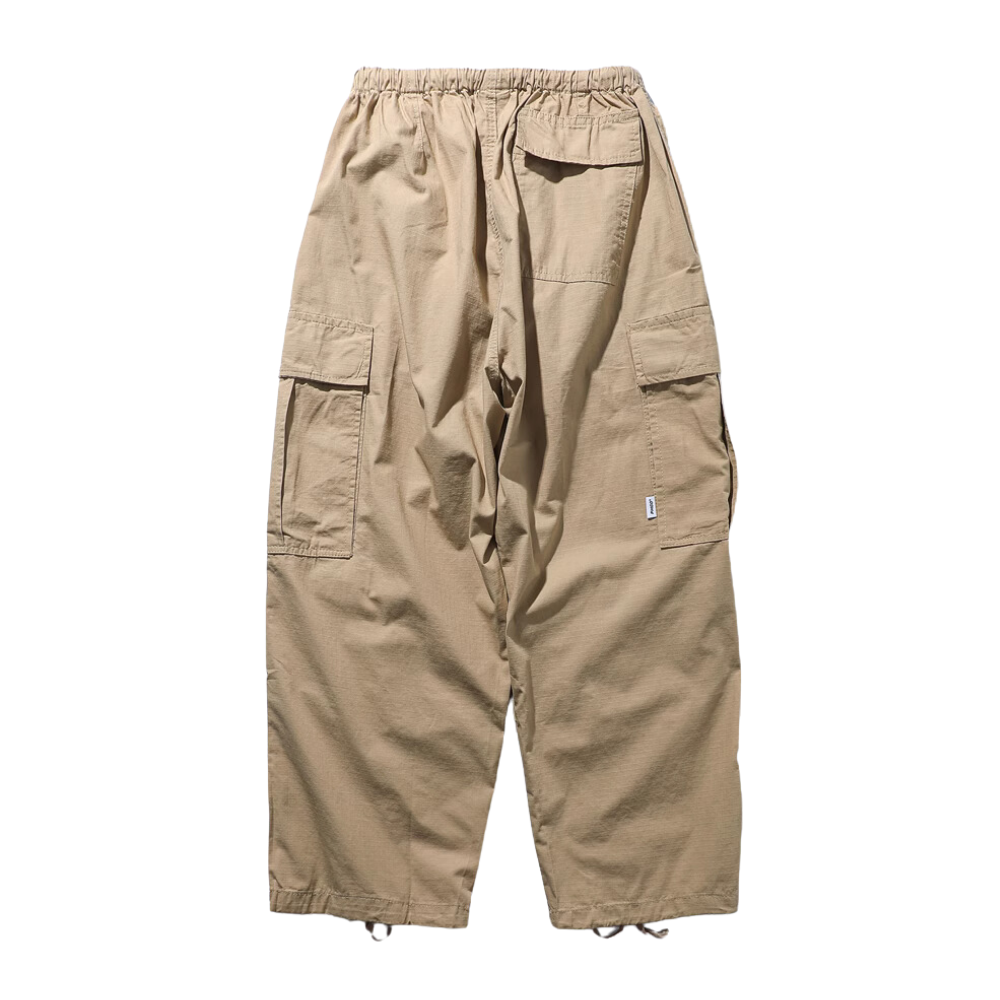 Technical Outdoor Pleated Cargo Pants