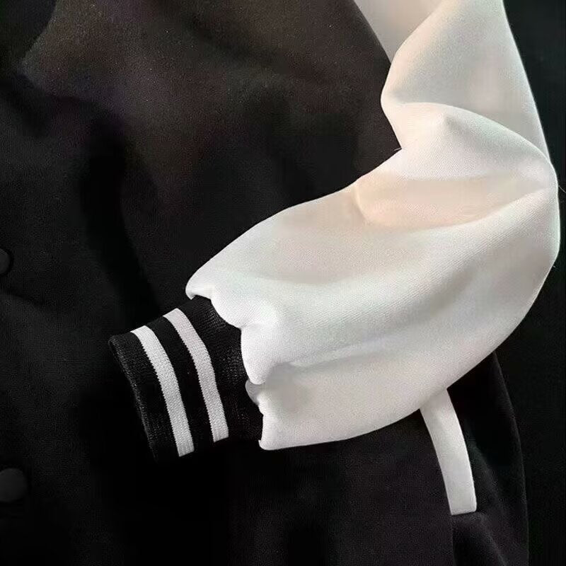 Gentle Daddy |Embroidery School Baseball Jacket