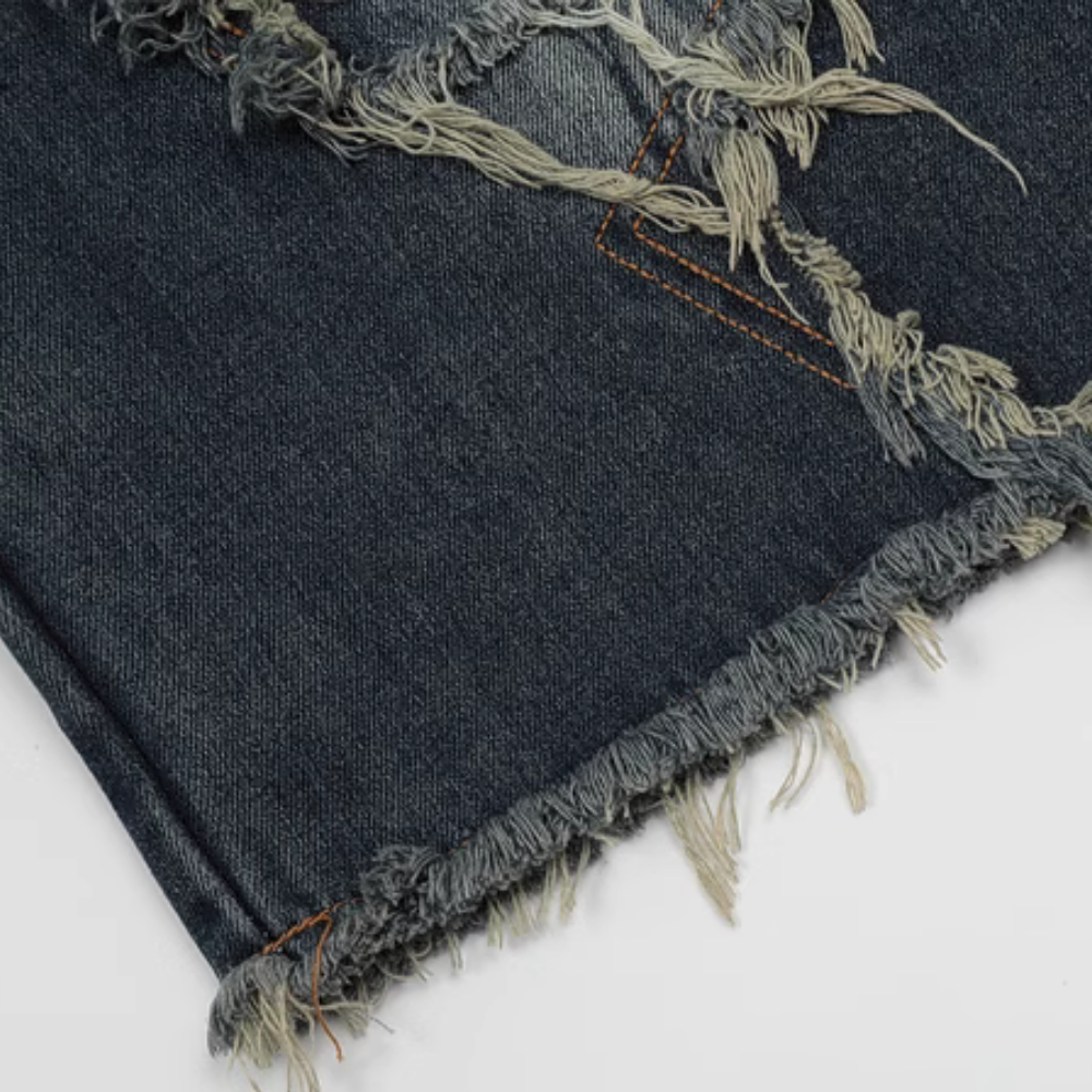 High Street Pentagram Patchwork Shorts