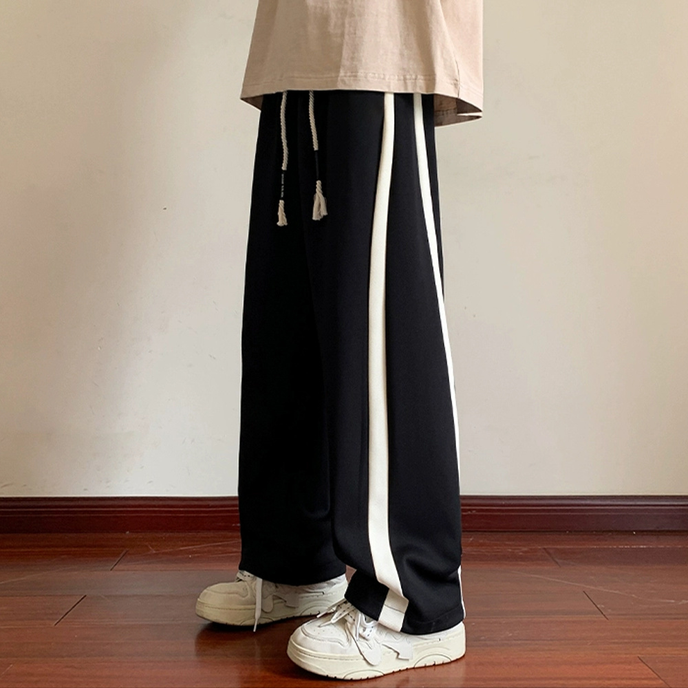 American Striped Lettering Leggings Sweatpants