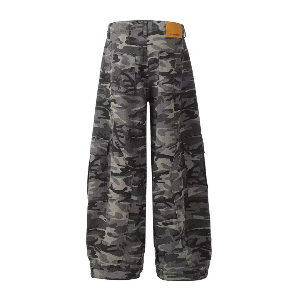 BAGGOUT Camouflage Baggy 75' Jeans