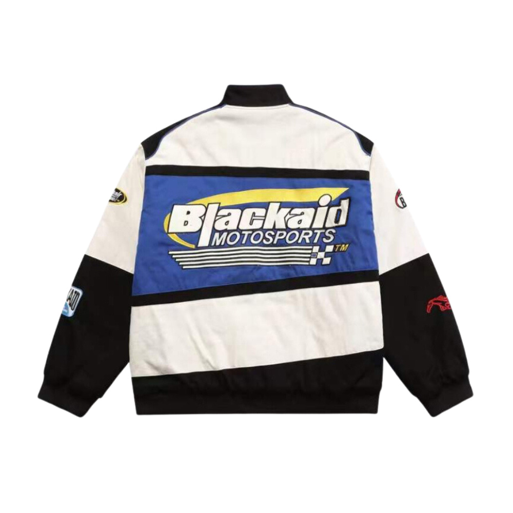 Vintage Street BlackAir Motorcycle Varsity Jacket