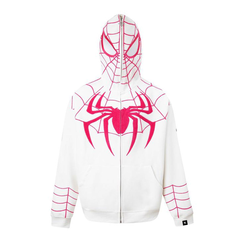 🔥High Street Spider Jacquard Hoodie