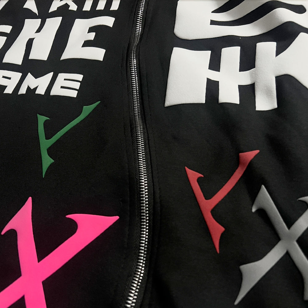 6Kull Full Puff Print Limited Hoodie