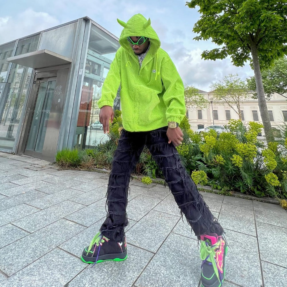 American Destroy Washed Stacked Jeans