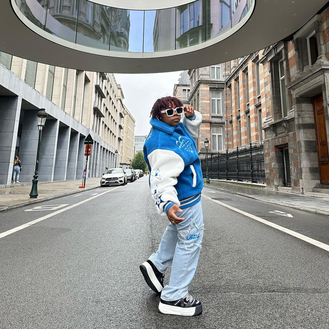 BAGGOUT Street Star Patchwork Baggy Jeans