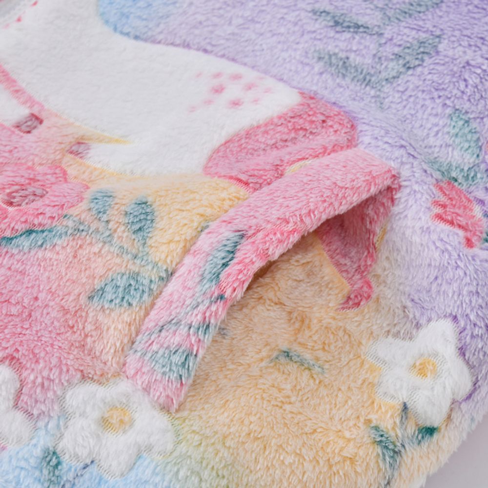 【NOW TREND】Floral Unicorn Drawstring Coat