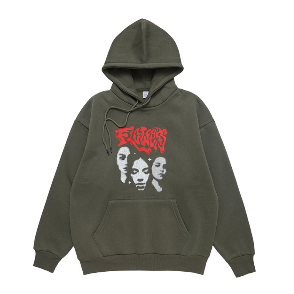 Portrait Print Hoodie