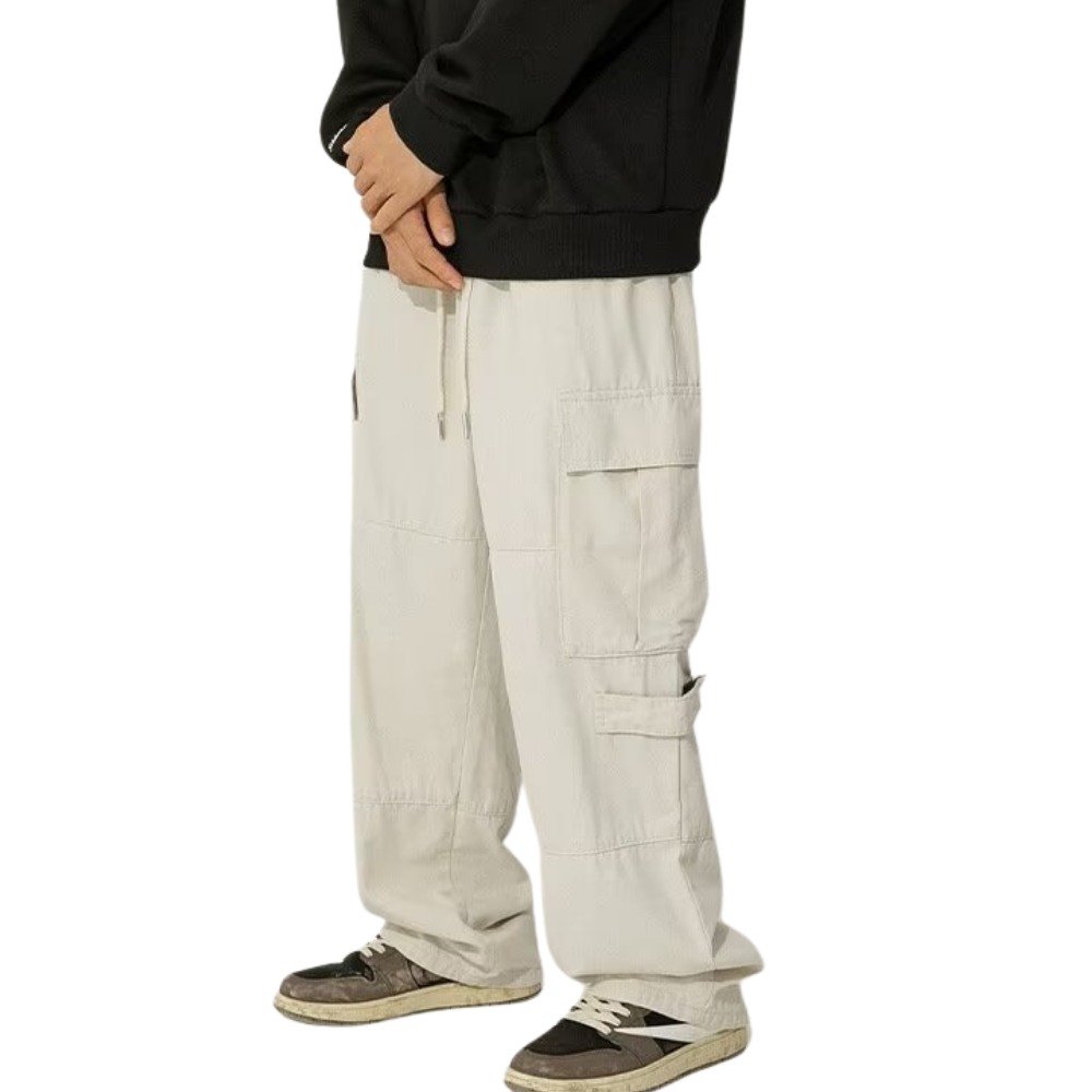 Functional Drawstring Pocket Cargo pants