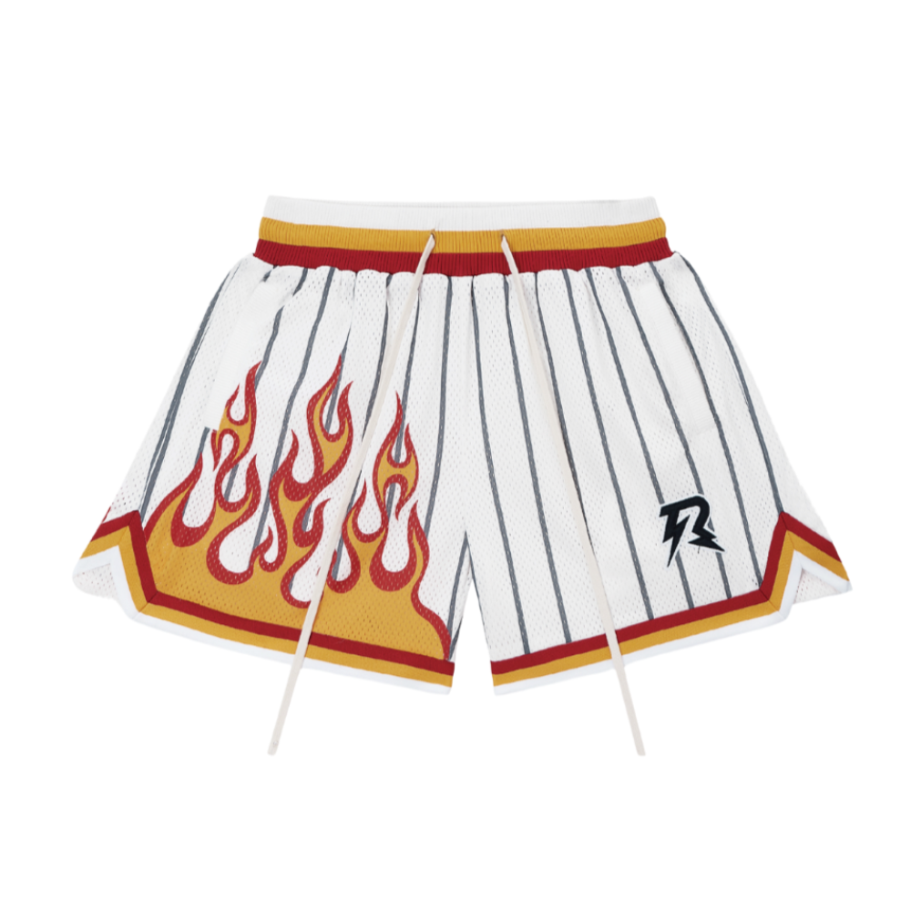 Quick-Drying Printed Mesh Shorts