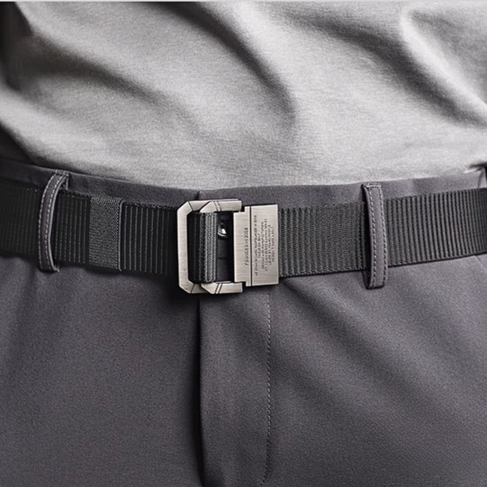 Workwear Two-Buckle Canvas Belt